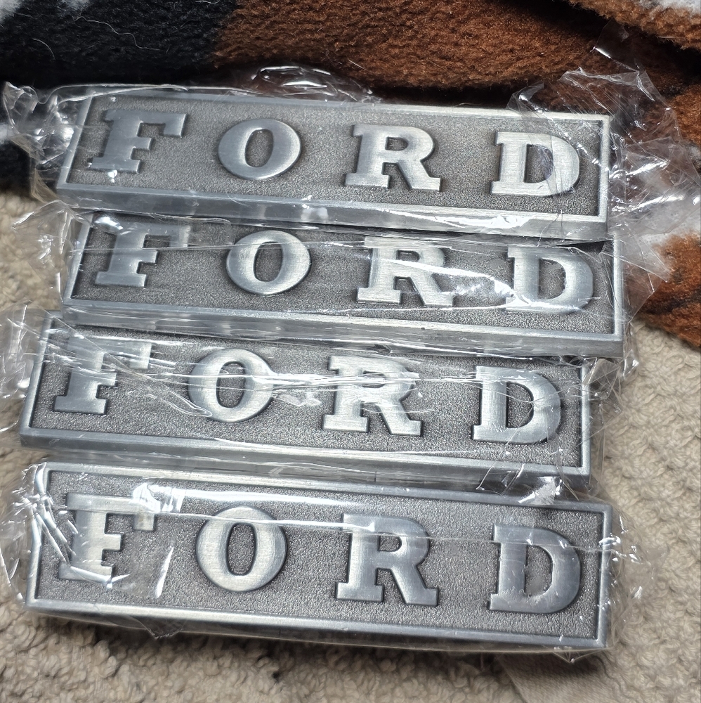 4 New 4 Inch FORD Handles Drawer Pulls Garage Cabinet Man Cave Open Road
